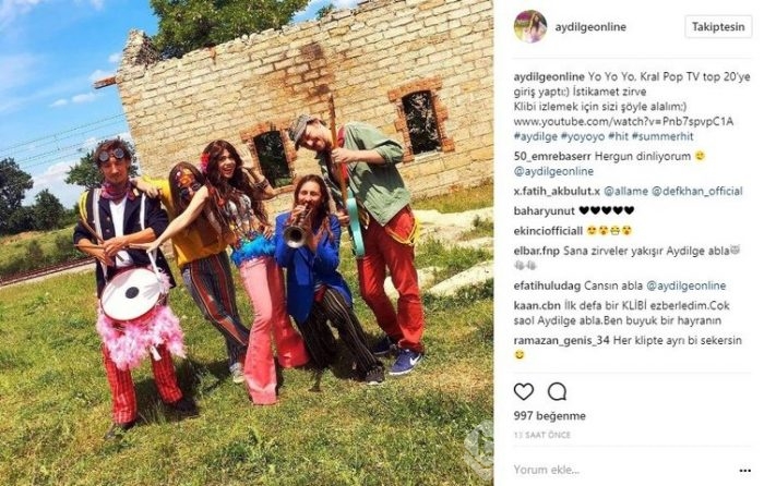 Ünlü isimlerin Instagram paylaşımları (17.07.2017)