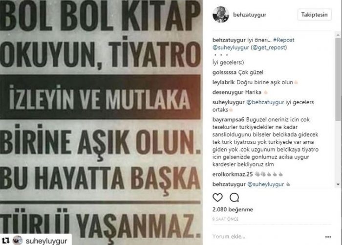 Ünlü isimlerin Instagram paylaşımları (17.07.2017)