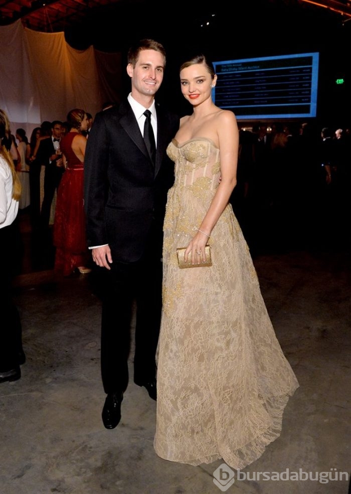 Miranda Kerr ile Snapchat'in kurucusu Evan Spiegel'in düğününden ilk kareler