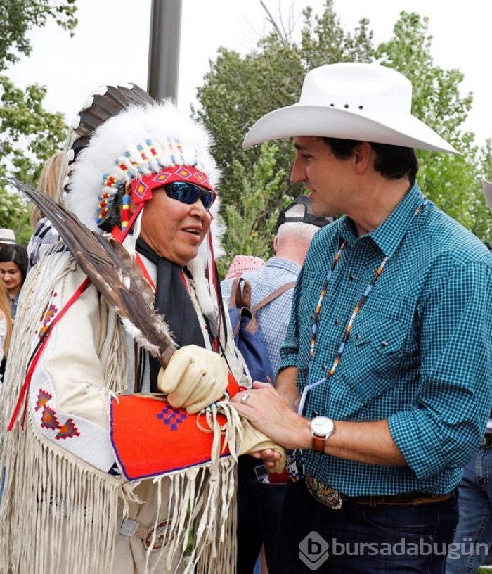 Justin Trudeau "kovboy" oldu