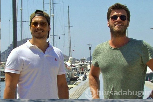Kıvanç Tatlıtuğ ve Çağatay Ulusoy'un teknesine baskın
