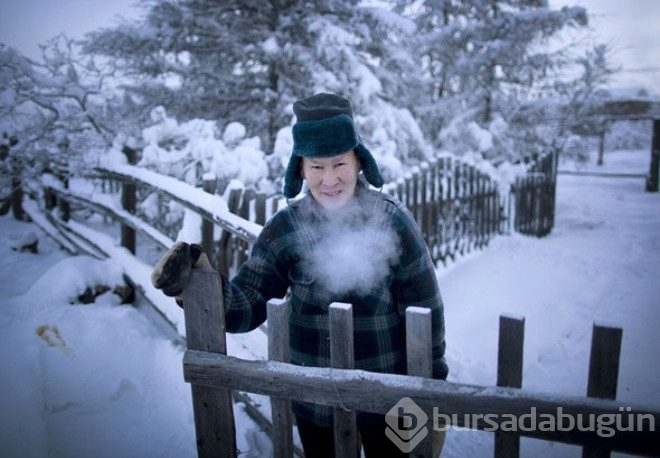 Dünyanın en soğuk köyünden kareler