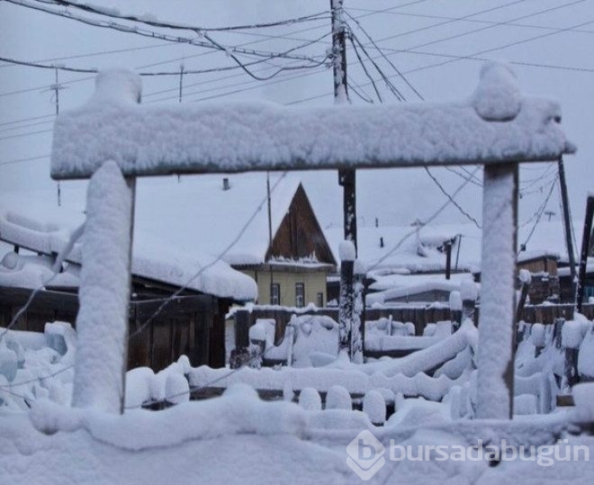 Dünyanın en soğuk köyünden kareler