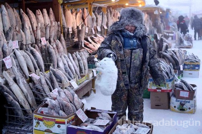 Dünyanın en soğuk köyünden kareler