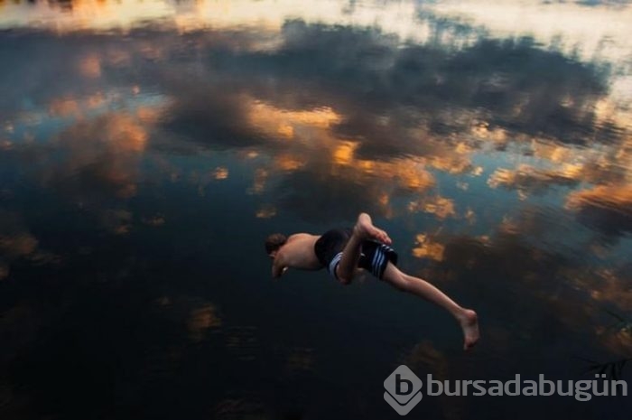 Çocuklarıyla teknolojiden uzak bir tatil geçirip fotoğrafladı