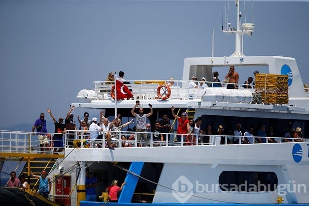 Kos'taki 205 Türk tahliye edildi
