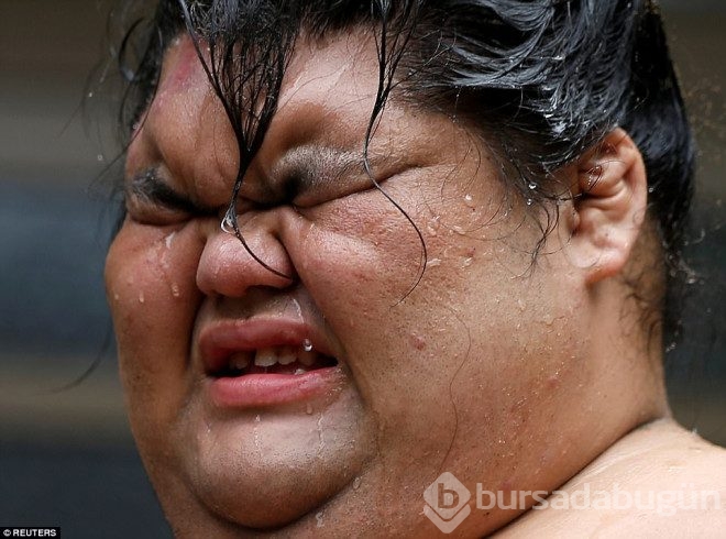 Sumo Güreşçilerinin habersiz çekilen fotoğrafları