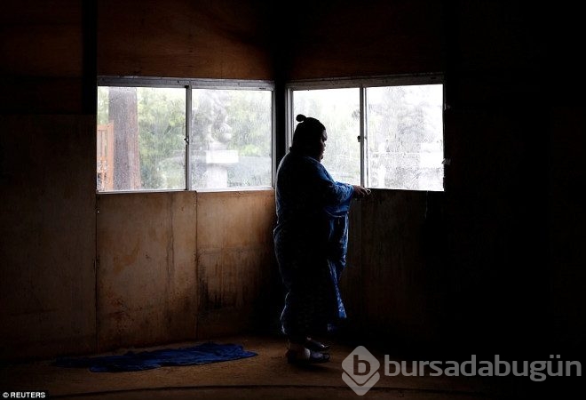 Sumo Güreşçilerinin habersiz çekilen fotoğrafları
