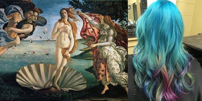 Sanat eserlerinden örnek saçlar