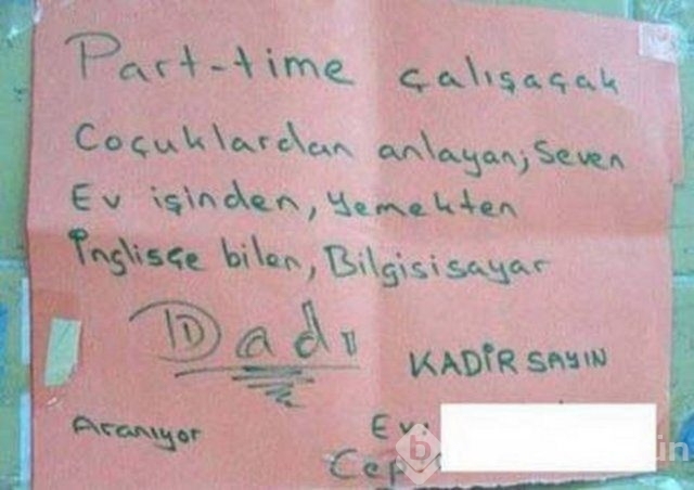 Yurdum insanından güldüren ilanlar