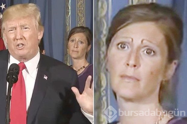 Donald Trump'ın arkasındaki kadın kim?
