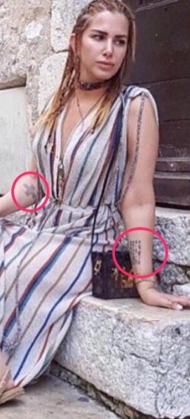 Selin İmer'in haç dövmesi olay yarattı!