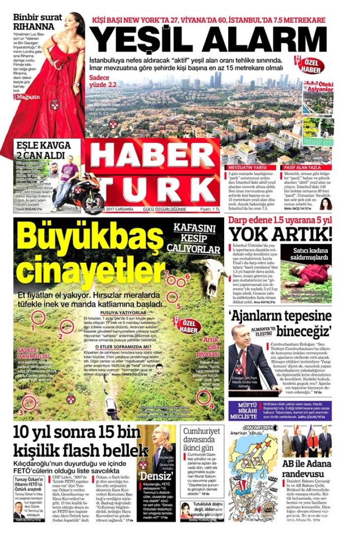Günün gazete manşetleri - 26.07.2017