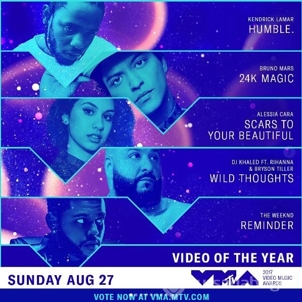 2017 MTV VMA Adayları Açıklandı!
