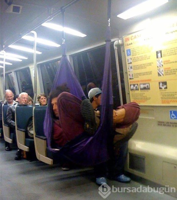 Metroda karşılaşabileceğiniz ilginç manzaralar