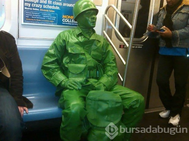 Metroda karşılaşabileceğiniz ilginç manzaralar