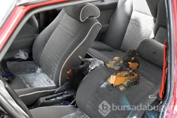 "Drift" yaparken kaza yaptı, krize girip otomobilini yakmaya kalkıştı