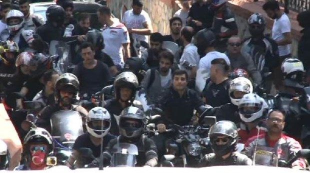 Barkın Bayoğlu'nu son yolculuğuna binlerce motosiklet tutkunu uğurladı
