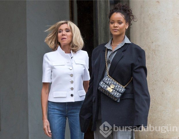 Rihanna ve Macron dünya çocukları için buluştu