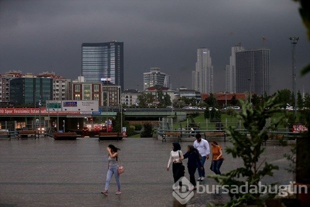 İstanbul'da etkili yağış