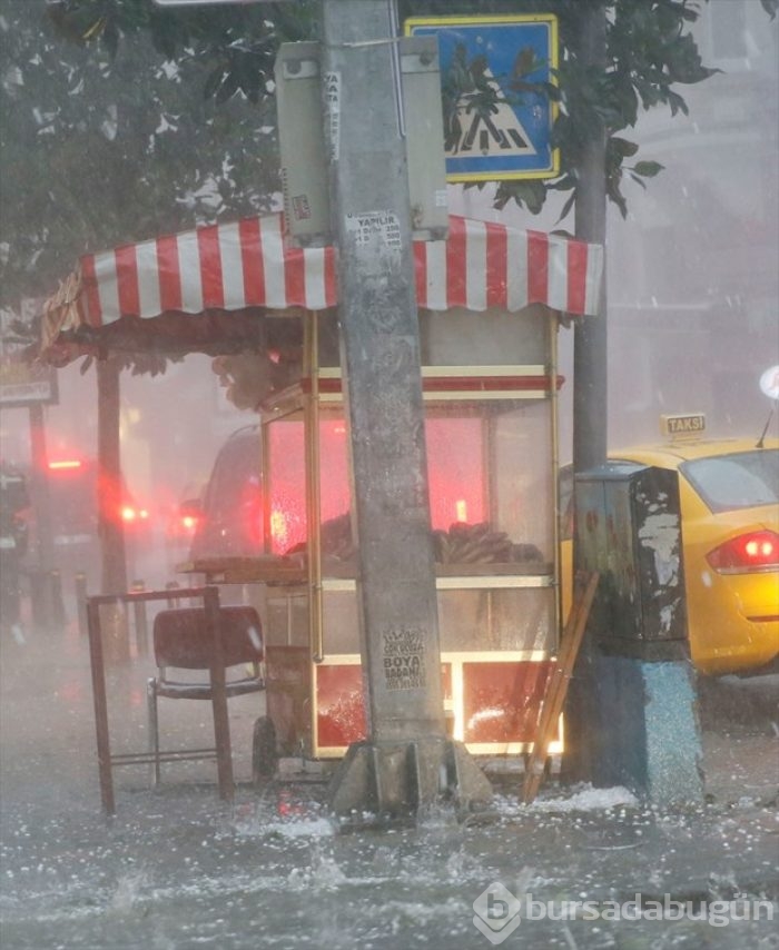 İstanbul'da etkili yağış