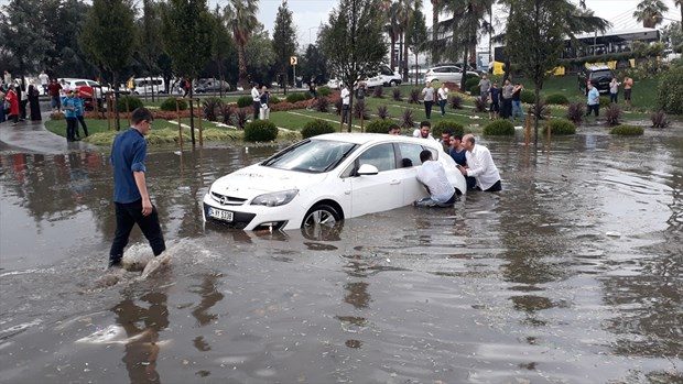 İstanbul'da etkili yağış