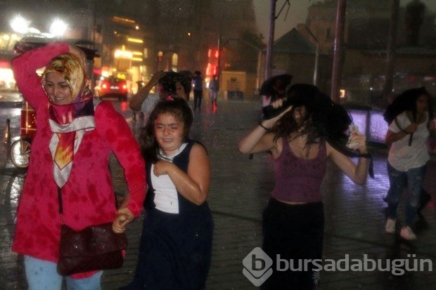 İstanbul'da etkili yağış