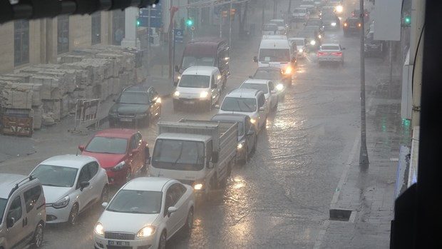 İstanbul'da etkili yağış