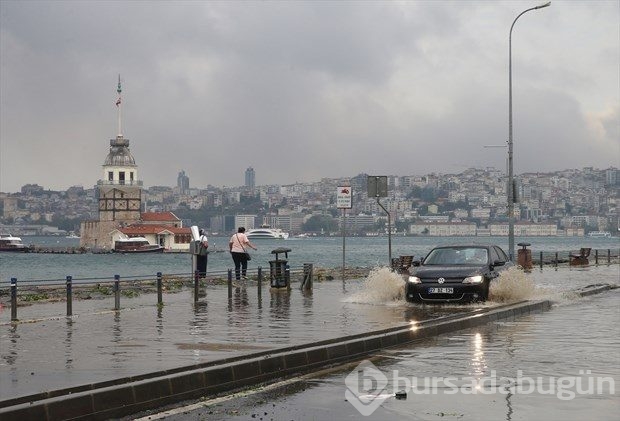 İstanbul'da etkili yağış