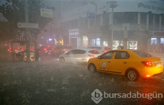 İstanbul'da etkili yağış