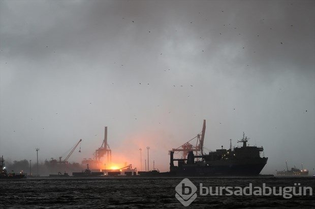Haydarpaşa Limanı'nda yangın