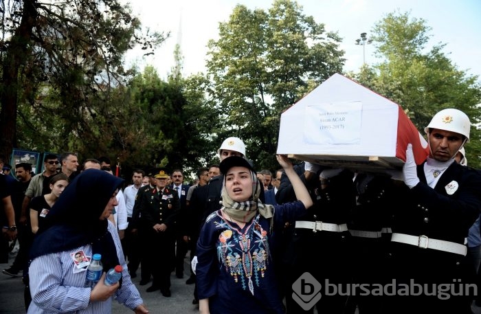 Bursa'da şehit polisin nişanlısı teröristleri sevindirmedi!