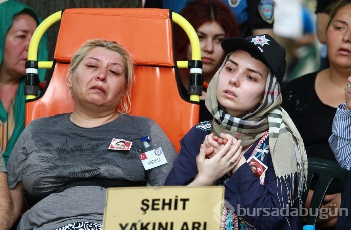 Bursa'da şehit polisin nişanlısı teröristleri sevindirmedi!