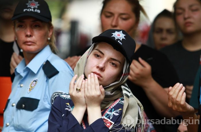Bursa'da şehit polisin nişanlısı teröristleri sevindirmedi!