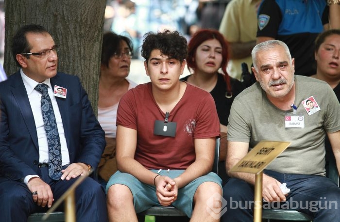 Bursa'da şehit polisin nişanlısı teröristleri sevindirmedi!
