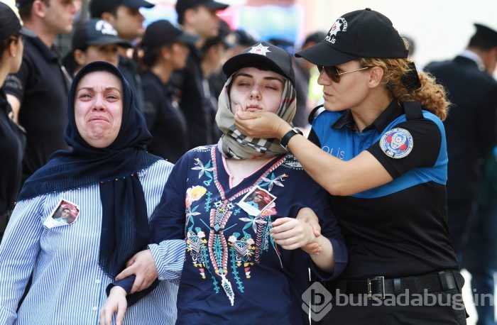 Bursa'da şehit polisin nişanlısı teröristleri sevindirmedi!