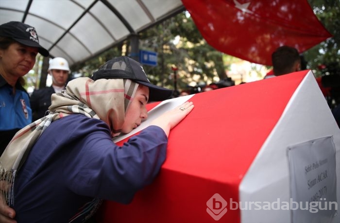Bursa'da şehit polisin nişanlısı teröristleri sevindirmedi!