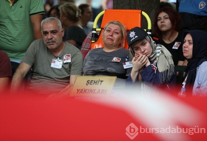 Bursa'da şehit polisin nişanlısı teröristleri sevindirmedi!