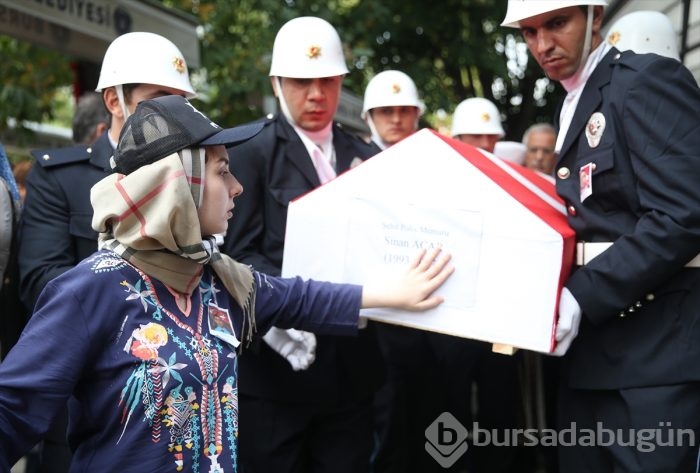 Bursa'da şehit polisin nişanlısı teröristleri sevindirmedi!