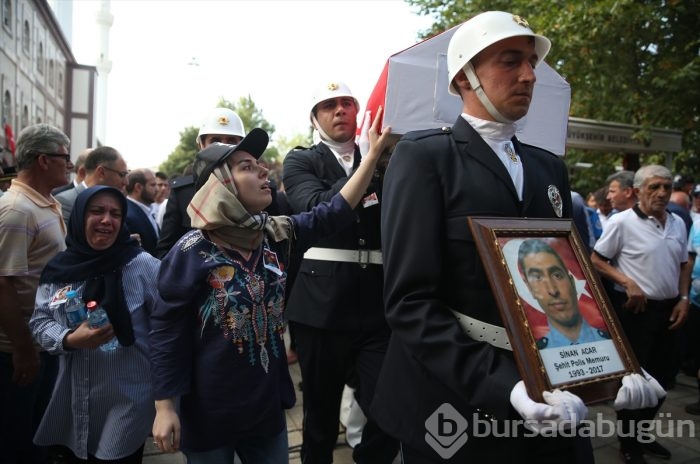 Bursa'da şehit polisin nişanlısı teröristleri sevindirmedi!