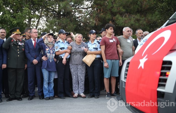 Bursa'da şehit polisin nişanlısı teröristleri sevindirmedi!