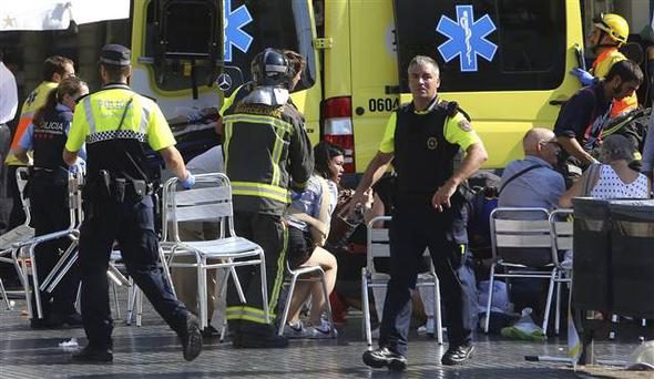 Barcelona'da terör dehşeti!