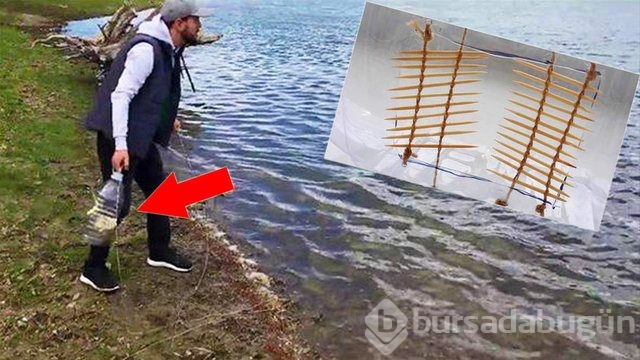 Sıra dışı balık avlama taktiği!