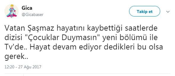 Vatan Şaşmaz öldürüldü! Çocuklar Duymasın paylaşımları rekor kırdı