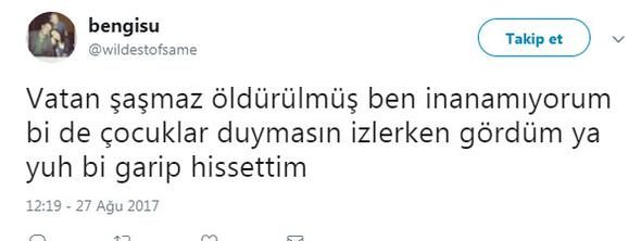 Vatan Şaşmaz öldürüldü! Çocuklar Duymasın paylaşımları rekor kırdı