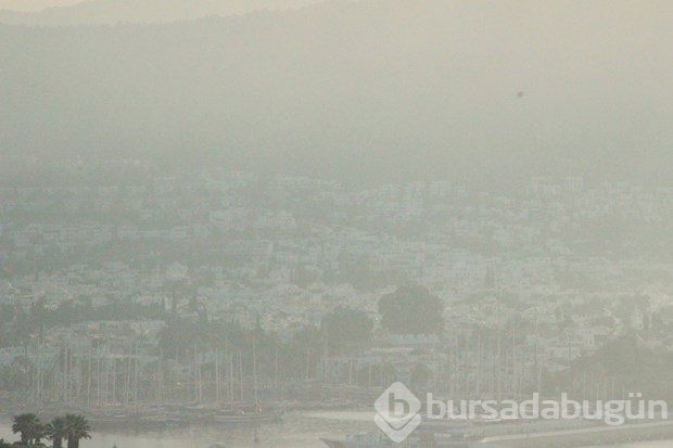 Çöplük yangını sonrası Bodrum duman altında