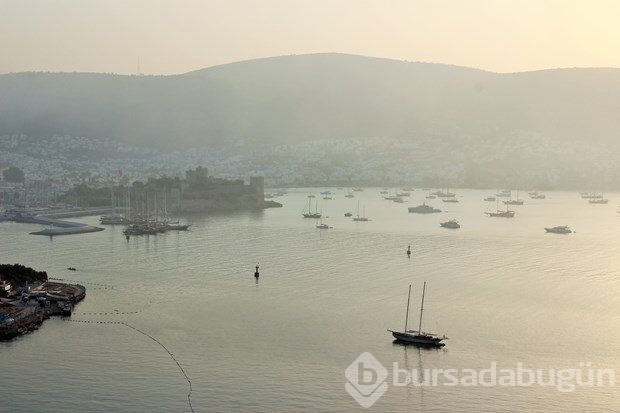 Çöplük yangını sonrası Bodrum duman altında