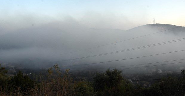 Çöplük yangını sonrası Bodrum duman altında