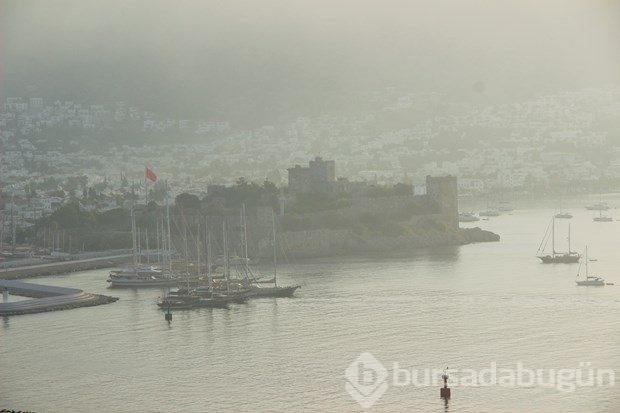 Çöplük yangını sonrası Bodrum duman altında