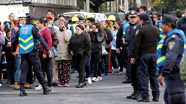 Meksika'da büyük  deprem 